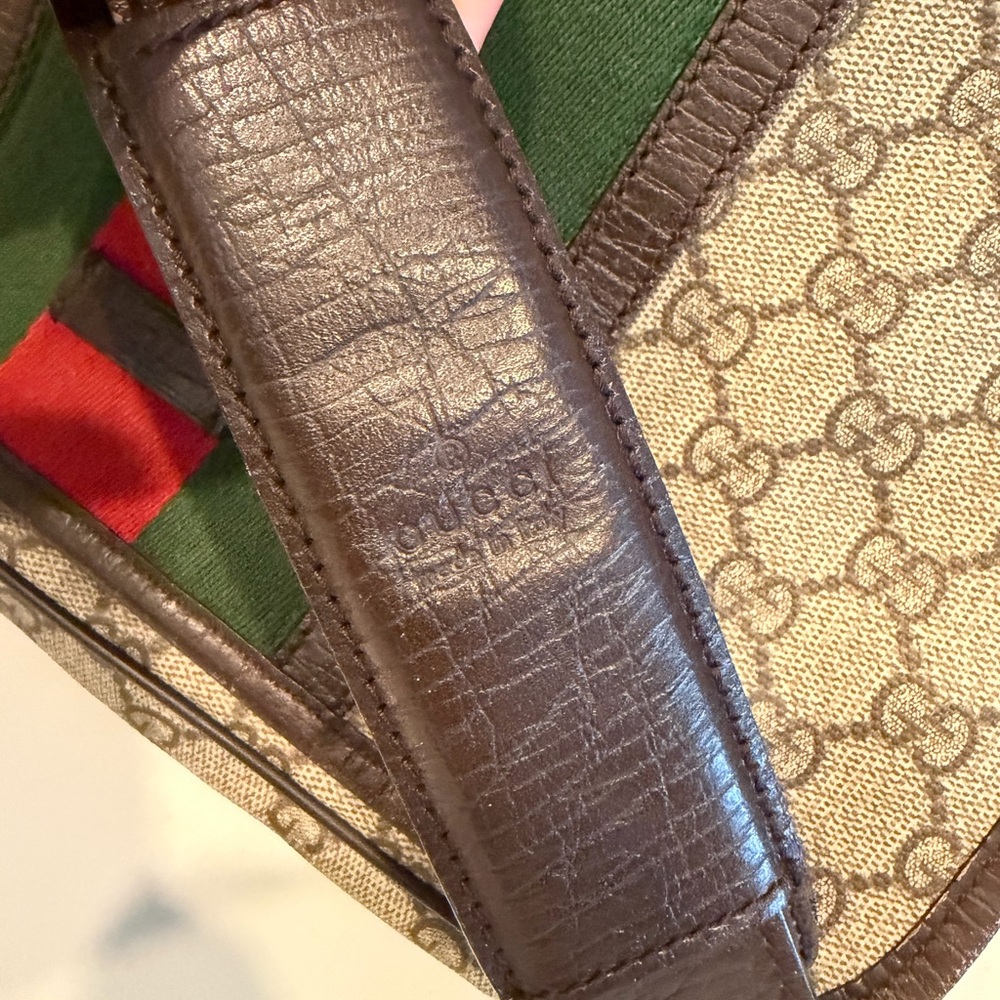 Gucci Beige and Brown Unisex Messenger Bag Authentic Paper! - Picture 3 of 15